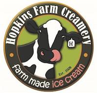 · HOPKINS FARM CREAMERY · FARM MADE ICE CREAM EST. 2008 H