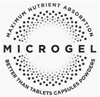 MAXIMUM NUTRIENT ABSORPTION MICROGEL BETTER THAN CAPSULES TABLETS POWDERS