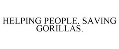 HELPING PEOPLE. SAVING GORILLAS.