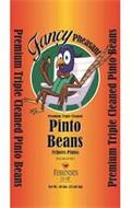 FANCY PHEASANT PREMIUM TRIPLE CLEANED PINTO BEANS FRIJOLES PINTOS PACKED BY. FESSENDEN CO-OP