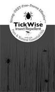 STRONG-DEET-FREE-PROVEN EFFECTIVE PURE & NATURAL ESSENTIAL OILS TICKWISE  INSECT REPELLENT