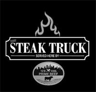 THE STEAK TRUCK SERVED HERE BY NEW YORK PRIME BEEF
