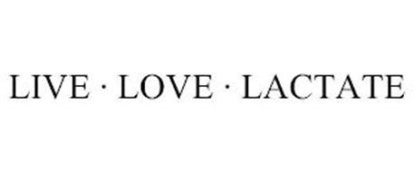 LIVE · LOVE · LACTATE