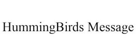 HUMMINGBIRDS MESSAGE