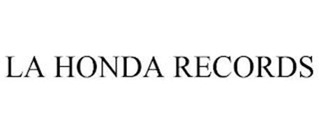 LA HONDA RECORDS