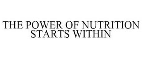 THE POWER OF NUTRITION STARTS WITHIN