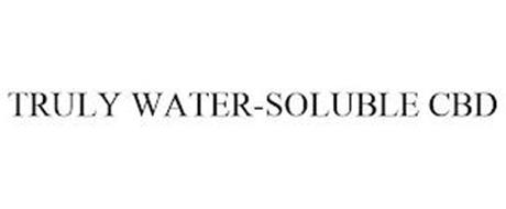TRULY WATER-SOLUBLE CBD