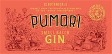 12 BOTANICALS FORAGED FROM THE BOUNTIFUL LANDSCAPES OF THE INDIAN SUBCONTINENT PUMORI SMALL BATCH GIN HANDCRAFTED BY THE COAST WHILST DREAMING OF THE MOUNTAINS CRAFTED IN FULLARTON DISTILLERIES CANDERPAR GOA INDIA