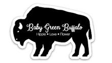 BABY GREEN BUFFALO HIPPIE · LOVE · FLOWER