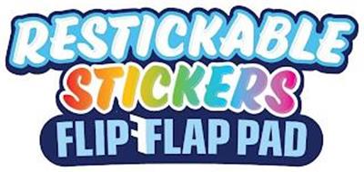 RESTICKABLE STICKERS FLIP FFLAP PAD