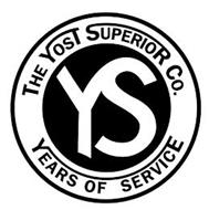 YS THE YOST SUPERIOR CO. YEARS OF SERVICE