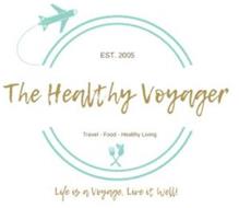 THE HEALTHY VOYAGER EST. 2005 TRAVEL · FOOD ·  HEALTHY LIVING LIFE IS A VOYAGE.  LIVE IT WELL!