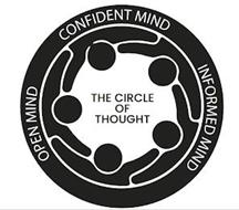 THE CIRCLE OF THOUGHT OPEN MIND CONFIDENT MIND INFORMED MIND