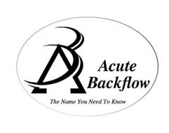 AB ACUTE BACKFLOW THE NAME YOU NEED TO KNOW