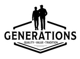 GENERATIONS QUALITY · VALUE · TRADITION
