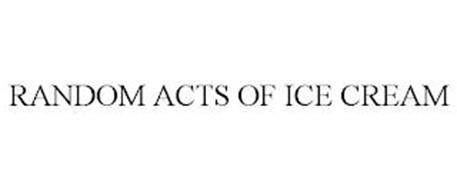 RANDOM ACTS OF ICE CREAM