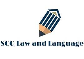 SCG LAW AND LANGUAGE