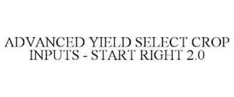 ADVANCED YIELD SELECT CROP INPUTS - START RIGHT 2.0