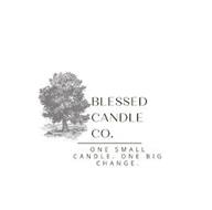 BLESSED CANDLE CO. ONE SMALL CANDLE. ONE BIG CHANGE.