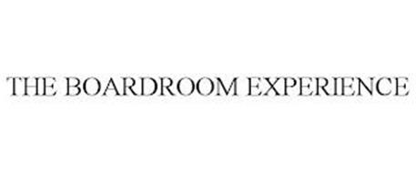 THE BOARDROOM EXPERIENCE
