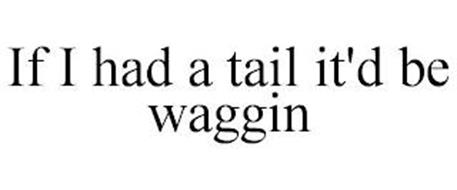 IF I HAD A TAIL IT'D BE WAGGIN
