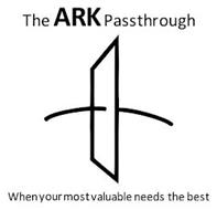 THE ARK PASSTHROUGH WHEN YOUR MOST VALUABLE NEEDS THE BEST
