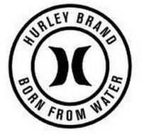 H HURLEY BRAND BORN FROM WATER
