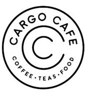 C C CARGO CAFE COFFEE · TEAS · FOOD