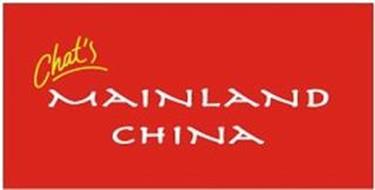 CHAT'S MAINLAND CHINA