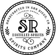 SR DISTILLED SPIRITS HANDCRAFTED IN SAN DIEGO, CA VETERAN OWNED SPIRITS COMPANY