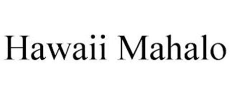 HAWAII MAHALO