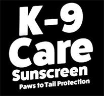 K-9 CARE SUNSCREEN PAWS TO TAIL PROTECTION