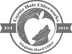 COYOTE HOLE CIDERWORKS EST 2016 VIRGINIA HARD CIDER
