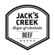 JACK'S CREEK, ORIGIN OF AUSTRALIA BEEF