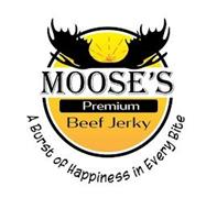 MOOSE'S PREMIUM BEEF JERKY A BURST OF HAPPINESS IN EVERY BITE