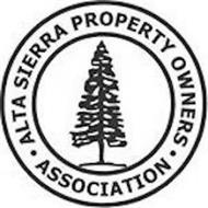 ALTA SIERRA PROPERTY OWNERS ASSOCIATION