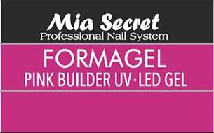 MIA SECRET PROFESSIONAL NAIL SYSTEM FORMAGEL PINK BUILDER UV LED GEL