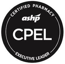 CERTIFIED PHARMACY ASHP CPEL EXECUTIVE LEADER
