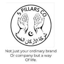 5 PILLARS CO NOT JUST ORDINARY BRAND OR COMPANY BUT A WAY OF LIFE