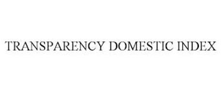 TRANSPARENCY DOMESTIC INDEX