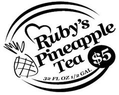 RUBY'S PINEAPPLE TEA 32 FL OZ ¿ GAL $5