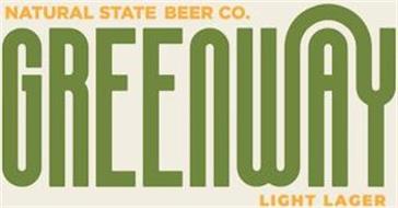 NATURAL STATE BEER CO. GREENWAY LIGHT LAGER