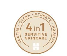 4 IN 1 SENSITIVE SKINCARE SOOTHE CLEAN HYDRATE NOURISH H