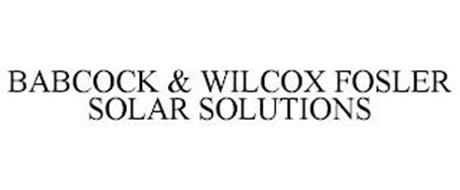 BABCOCK & WILCOX FOSLER SOLAR SOLUTIONS