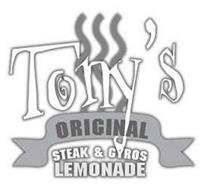 TONY'S ORIGINAL STEAK & GYROS LEMONADE