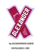 ALEXANDER BY ALEXANDRION SABER DISTILLERIES 1789