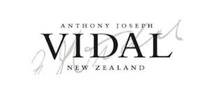 ANTHONY JOSEPH VIDAL NEW ZEALAND  A. J. VIDAL