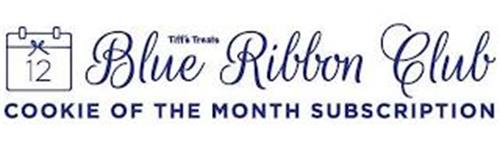 12 TIFF'S TREATS BLUE RIBBON CLUB COOKIE OF THE MONTH SUBSCRIPTION