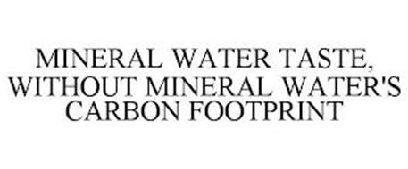 MINERAL WATER TASTE, WITHOUT MINERAL WATER'S CARBON FOOTPRINT