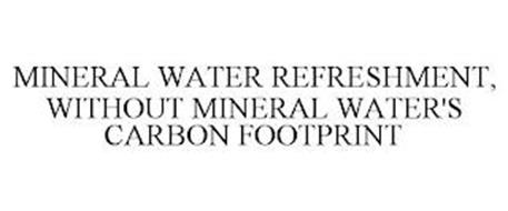 MINERAL WATER REFRESHMENT, WITHOUT MINERAL WATER'S CARBON FOOTPRINT